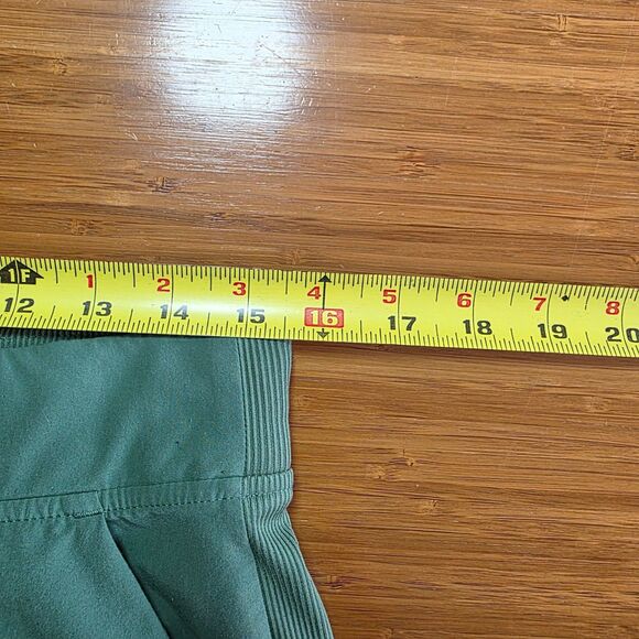 Athleta Brooklyn Ankle Pants Women’s 10 Green Mid Rise, Stretch, Tapered Leg - Picture 6 of 12